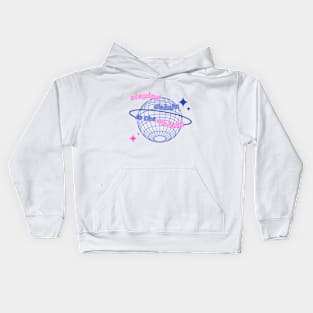 staying delulu is the solulu Kids Hoodie